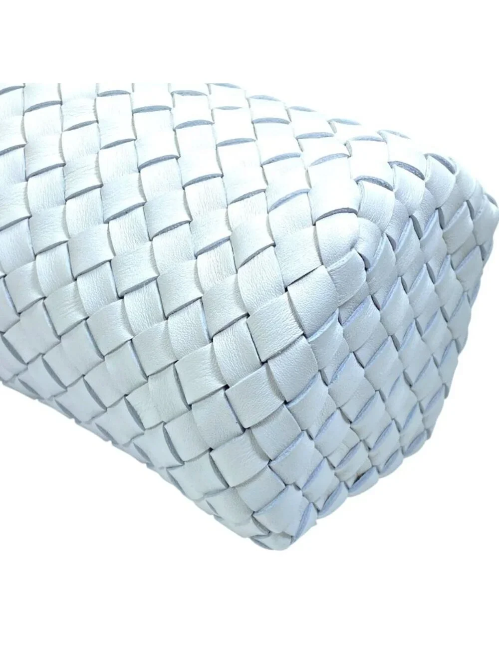 Bottega Veneta Intrecciato Case Multi Leather White Organized Practical